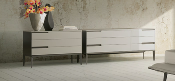 MONDRIAN - Chest of drawers with integrated handles by Natuzzi Italia - view 3